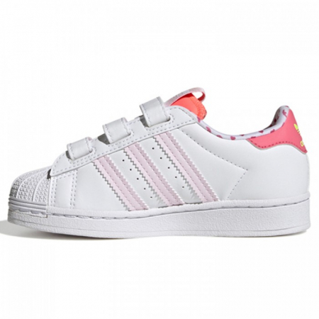 Sneakers Copii, Adidas Originals, Superstar, Valentine's Day, Alb [2]