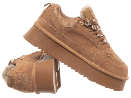 Sneakers Dama, Solo Soprani Couture, Piele Naturală, Cu Platformǎ [3]