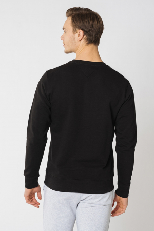 Tommy Jeans, Bluza sport cu imprimeu logo, Rosu, Negru, L [1]