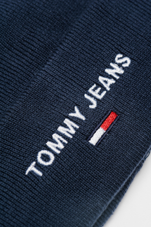 Tommy Jeans, Caciula cu logo brodat, Albastru marin, One Size [4]