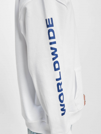 Tommy Jeans, Hanorac Bărbați, Din bumbac organic, Cu imprimeu pe partea din spate, Alb [5]