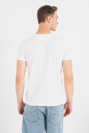 Tommy Jeans, Set de tricouri bărbați, Slim Fit, 2 Piese, Alb/Bleumarin, M [3]