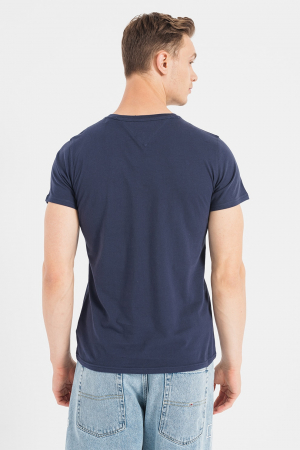 Tommy Jeans, Set de tricouri bărbați, Slim Fit, 2 Piese, Alb/Bleumarin, M [4]