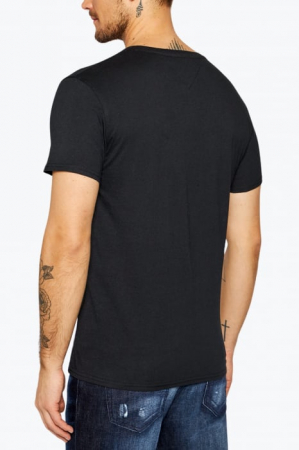 Tommy Jeans, Tricou Barbati, De bumbac organic cu decolteu in V [2]