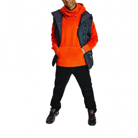 Tommy Jeans, Vesta Barbati, Cu vatelina si aspect matlasat, Negru [5]