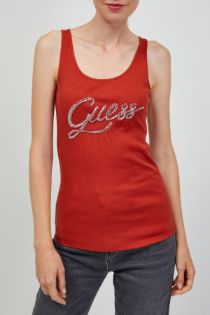 Top Dama, Guess, Logo, Bumbac 100%