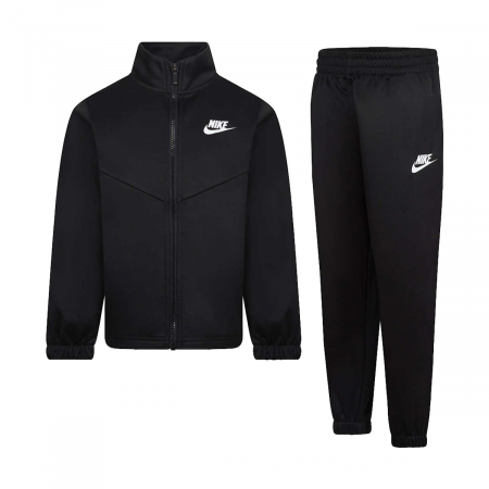 Trening Copii, Nike, Logo printat si fermoar, Negru, 7 ani