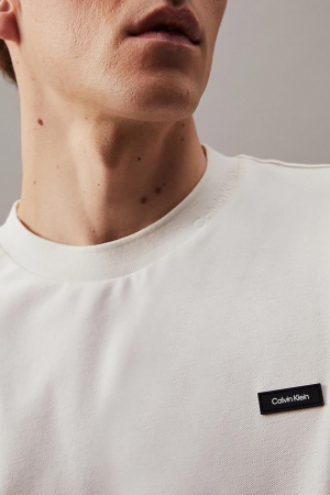 Tricou Barbati, Calvin Klein, Mini Logo, Decolteu la baza gâtului [3]
