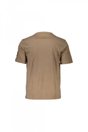Tricou Barbati, CALVIN KLEIN JEANS, 100% Bumbac organic, Bej [5]