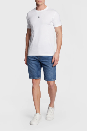 Tricou Barbati, Calvin Klein Jeans, Logo, Bumbac, Alb, XL [2]