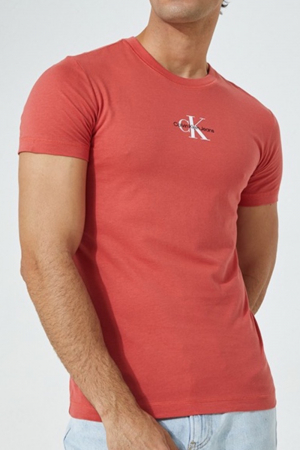 Tricou Barbati, Calvin Klein Jeans, Rosu Coral, M INTL