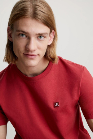 Tricou Barbati, Calvin Klein, Visiniu, Bumbac, Mini Logo [4]