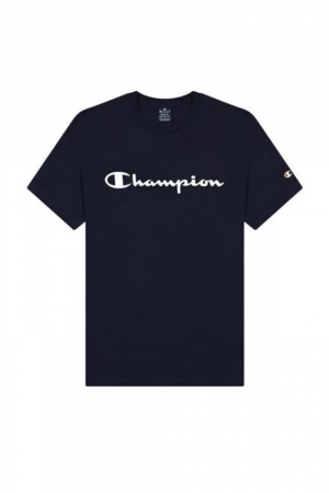 Tricou Barbati, Champion, Text, Albastru inchis, Bumbac, Logo [4]