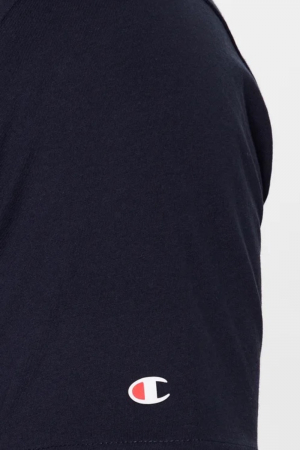 Tricou Barbati, Champion, Text, Albastru inchis, Bumbac, Logo [3]