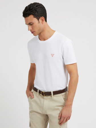 Tricou Barbati, Guess, Alb, Guler rotund, Bumbac, XL [1]