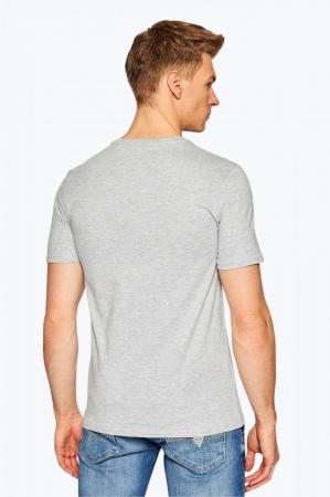 Tricou Barbati, Guess, Imprimeu cu logo, Gri, Bumbac [2]