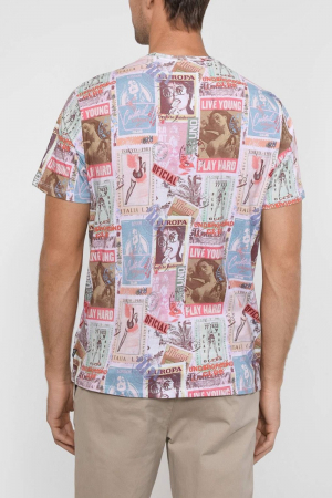 Tricou Barbati, Guess, Multicolor, Bumbac, M [1]