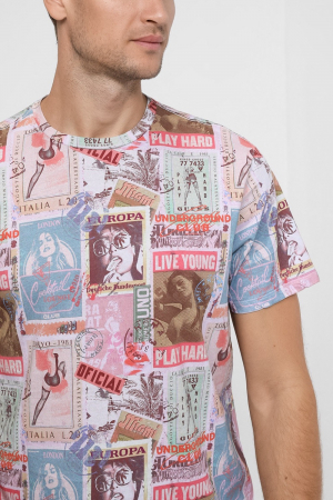 Tricou Barbati, Guess, Multicolor, Bumbac, M [2]