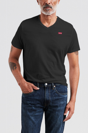 Tricou Barbati, Levi's, Guler in V, Bumbac, Mini Logo [1]