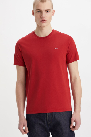 Tricou Bărbați, Levi's, Roșu, Bumbac, Logo Brodat [3]