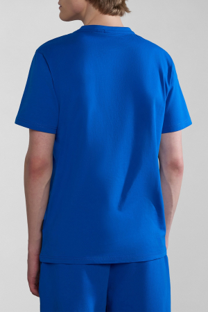 Tricou Barbati, Napapijri, Bumbac, Logo brodat, Decolteu la baza gâtului [3]