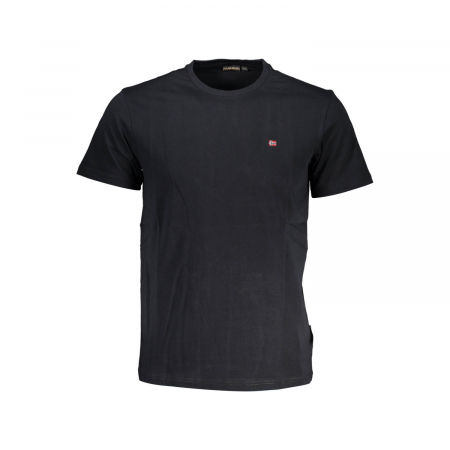 Tricou Barbati, Napapijri, Bumbac, Logo brodat, Decolteu la baza gâtului