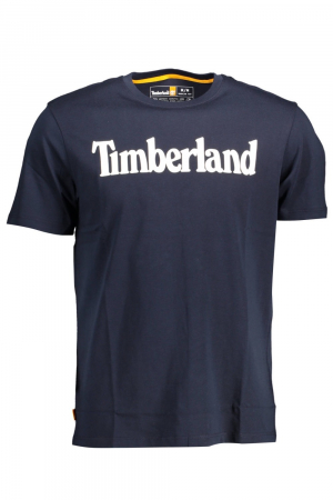 Tricou Barbati, Timberland, Logo linear, Albastru inchis, Bumbac, M [3]