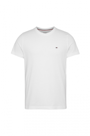 Tricouri - Tricou Barbati, Tommy Hilfiger, Logo brodat, Bumbac, Decolteu la baza gâtului