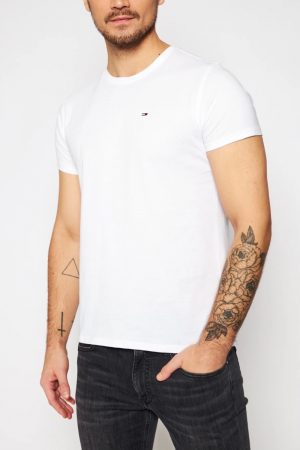 Tricou Barbati, Tommy Hilfiger, Logo brodat, Bumbac, Decolteu la baza gâtului [1]