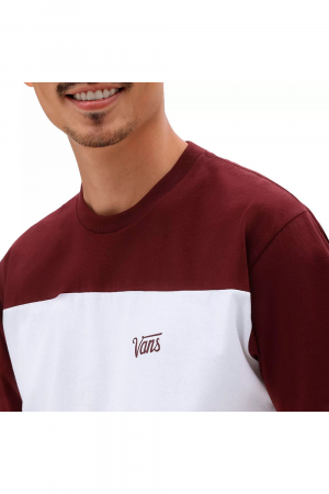 Tricou Barbati, Vans, Bumbac, Alb/Maro, M [2]