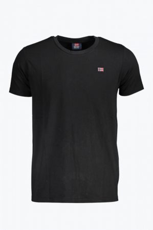 Tricou clasic barbati, Norway, Cu logo, Bumbac