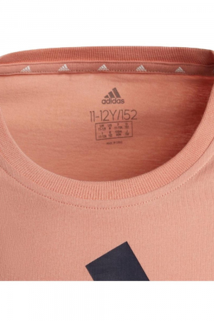 Tricou Copii, Adidas, Portocaliu, Bumbac, 3-4 ani [2]