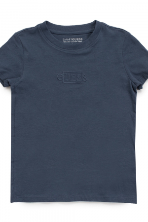 Tricou Copii, Guess, Albastru inchis, Bumbac 100%, 6/7 ani [1]