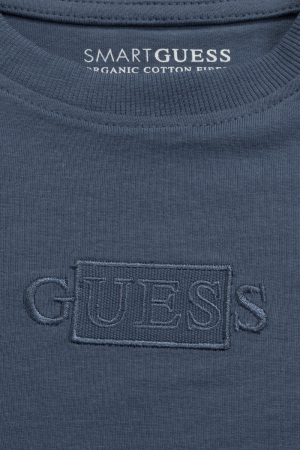 Tricou Copii, Guess, Albastru inchis, Bumbac 100%, 6/7 ani [2]