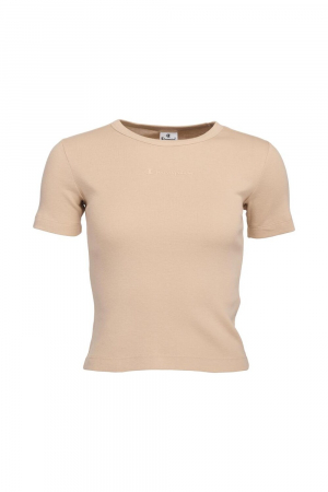 Tricou Crop Dama, Champion, Bumbac, Mini Logo