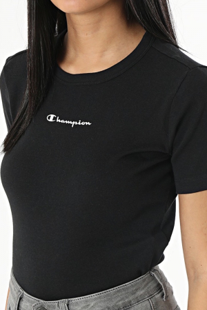 Tricou Crop Dama, Champion, Bumbac, Mini Logo