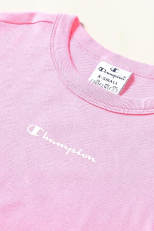 Tricou Crop Dama, Champion, Bumbac, Mini Logo [3]