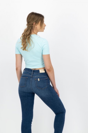 Tricou crop dama, Kings & Clowns, Bumbac [1]