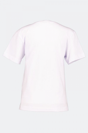 Tricou Dama, Kings & Clowns, Cu decolteu la baza gatului, Alb, Bumbac, L [1]