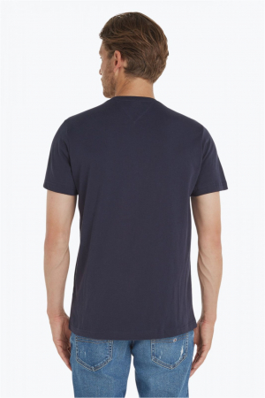 Tricou Bărbați, Tommy Jeans, Imprimeu cu logo, Bleumarin inchis, L INTL [1]
