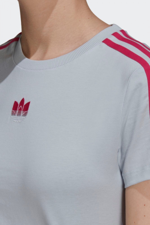 Tricou Dama, Adidas Originals, Gri albastrui, Bumbac [2]