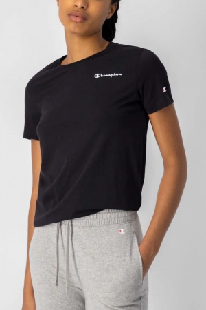 Tricou Dama, Champion, Micrologo, Albastru deschis, Bumbac