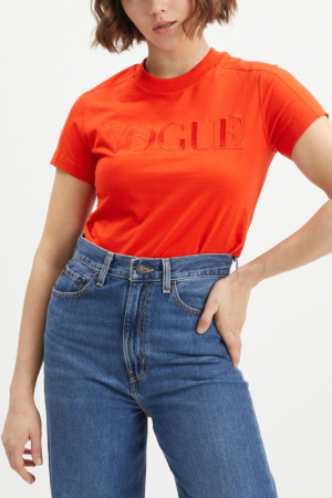 Tricou dama, Puma x Vogue, Rosu, Bumbac, M [1]