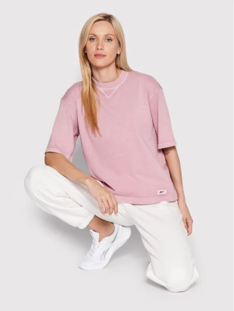 Tricou Dama, Reebok, Roz, Bumbac, CL RBK ND BOXY TEE [3]