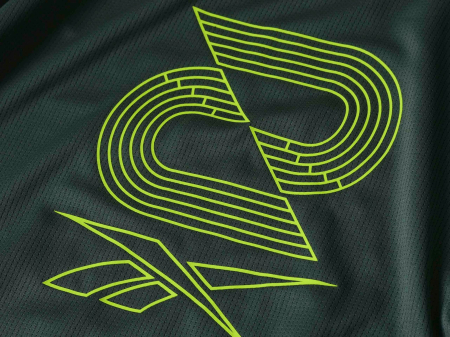 Tricou Dama, Reebok, Running SW Graphic Tee, Verde [2]