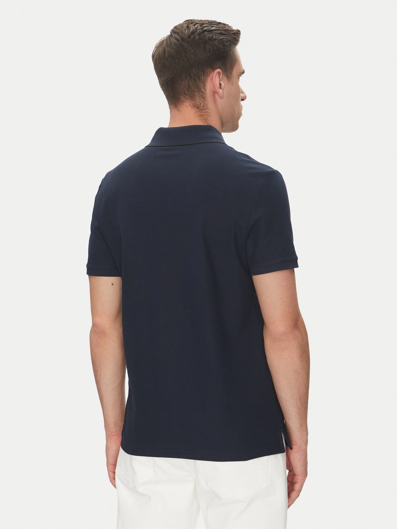 Tricou polo bărbați, Calvin Klein, Bleumarin, Bumbac [1]