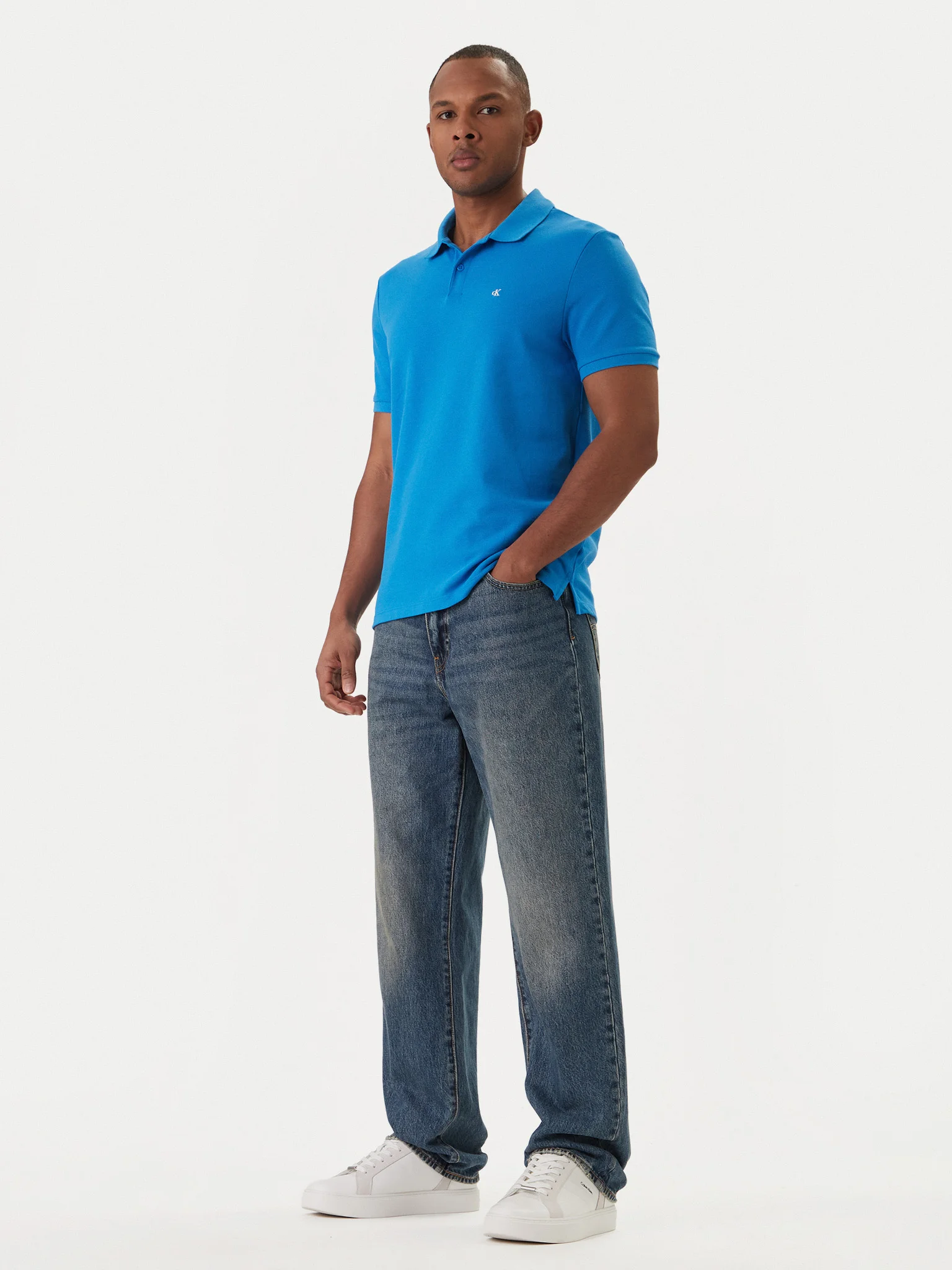 Tricou polo bărbați, Calvin Klein, Bumbac, Mini Logo [3]