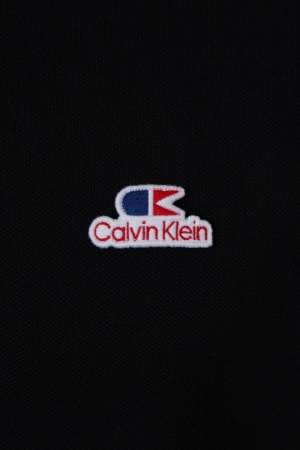 Tricou polo barbati, Calvin Klein, Bumbac, Logo Brodat [6]