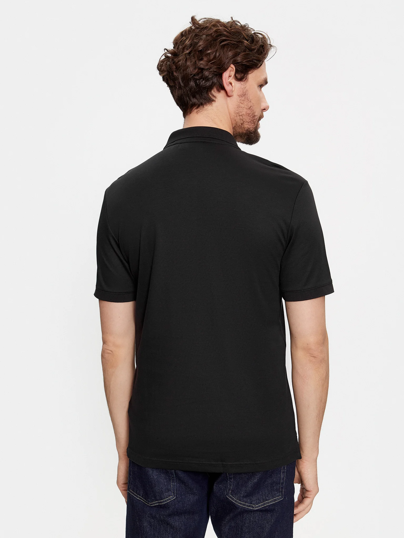 Tricou polo bărbați, Calvin Klein, Negru, Regular Fit [1]