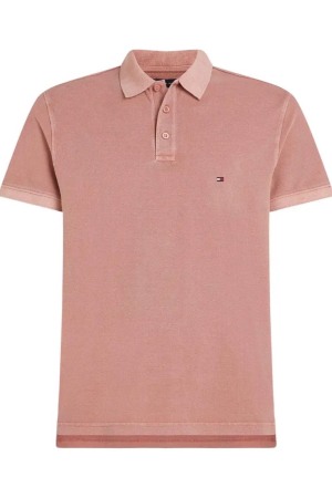 Tricouri polo - Tricou polo barbati, Tommy Hilfiger, Regular Fit, Roz Pal